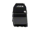 PPE Heavy-Duty Deep Cast Aluminum Transmission Pan; Black (19-26 Sierra 1500 w/ 8-Speed Automatic Transmission)