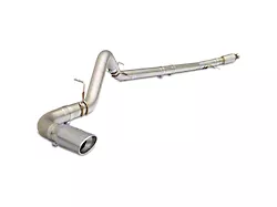PPE Single Exhaust System with Raw Tubes and Polished Tip; Side Exit (20-23 3.0L Duramax Sierra 1500)