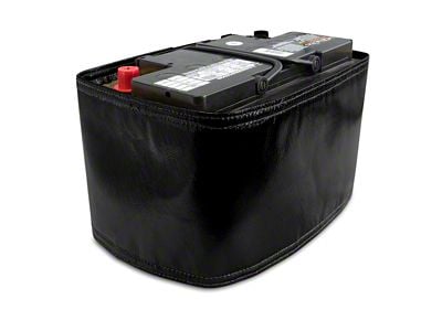 PPE Battery Heat Shield; Black (07.5-24 6.6L Duramax Sierra 2500 HD)
