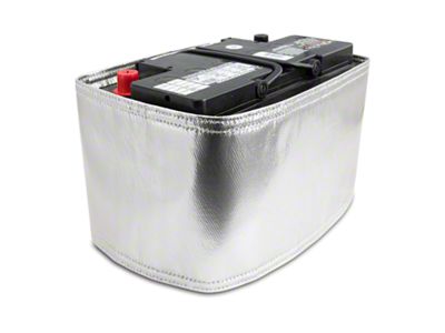 PPE Battery Heat Shield; Silver (07.5-24 6.6L Duramax Sierra 2500 HD)