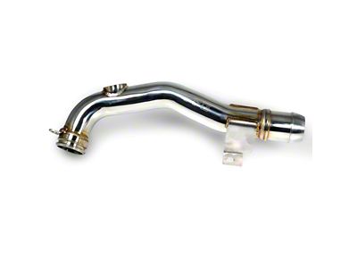 PPE Coolant Return Pipe; Polished (07-10 6.6L Duramax Sierra 2500 HD)