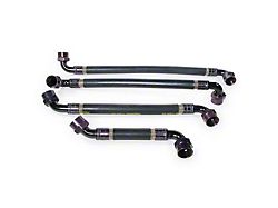 PPE Dry Sump Oil Line Kit (01-16 6.6L Duramax Sierra 2500 HD w/ PPE Dry Sump 5 Stage Gear Oil PumpP/N:114051100)