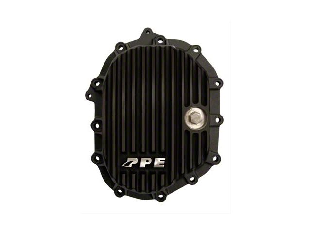 PPE Heavy-Duty Aluminum Front Differential Cover; Black (11-24 Sierra 2500 HD)