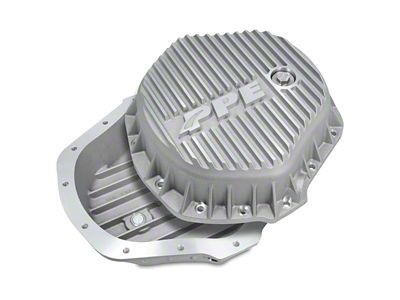 PPE Heavy-Duty Aluminum Rear Differential Cover; Raw (07-19 Sierra 2500 HD)