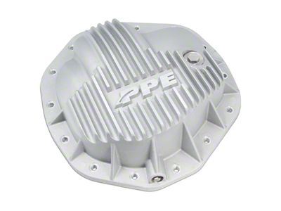 PPE Heavy-Duty Aluminum Rear Differential Cover; Raw (20-24 6.6L Duramax Sierra 2500 HD)