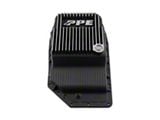 PPE Heavy-Duty Deep Cast Aluminum Transmission Pan; Brushed (07-23 Sierra 2500 HD w/ 6L90 Automatic Transmission)