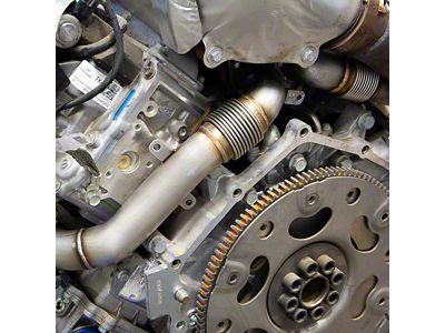 PPE OEM Length Replacement High Flow Up-Pipes (17-25 6.6L Duramax Sierra 2500 HD)