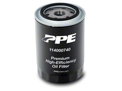 PPE Premium High Efficiency Oil Filter (20-24 6.6L Duramax Sierra 2500 HD)