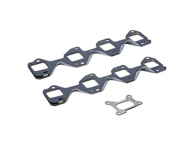 PPE Standard Port Stainless Steel Exhaust Manifold Gasket Set (17-24 6.6L Duramax Sierra 2500 HD)