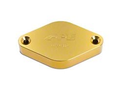 PPE Turbo Resonator Delete Plug; Gold (11-16 6.6L Duramax Sierra 2500 HD)
