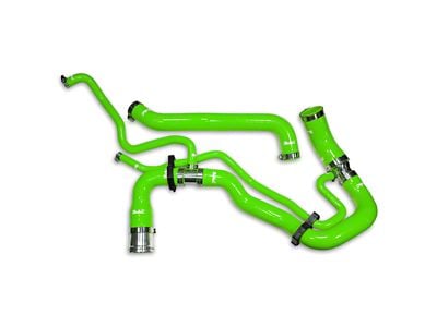 PPE Upper and Lower Coolant Hose Kit; Green (11-16 6.6L Duramax Sierra 2500 HD)
