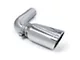 PPE 4-Inch Elbow Turn Out Exhaust Pipe with 5-Inch Polished Exhaust Tip; Stainless Steel (07-19 6.6L Duramax Sierra 3500 HD)