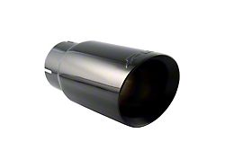 PPE 5-Inch Exhaust Tip; Black (Fits 4-Inch Tail Pipe)