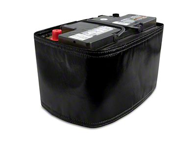 PPE Battery Heat Shield; Black (07.5-25 6.6L Duramax Sierra 3500 HD)