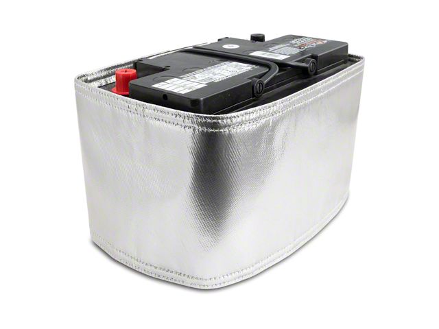 PPE Battery Heat Shield; Silver (07.5-24 6.6L Duramax Sierra 3500 HD)