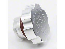 PPE Billet Aluminum Engine Oil Filler Cap; Silver (17-25 6.6L Duramax Sierra 3500 HD)