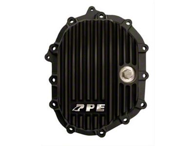 PPE Heavy-Duty Aluminum Front Differential Cover; Black (11-24 Sierra 3500 HD)