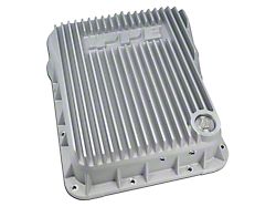 PPE Heavy Duty Cast Aluminum Transmission Pan; Brushed (07-19 6.6L Duramax Sierra 3500 HD)