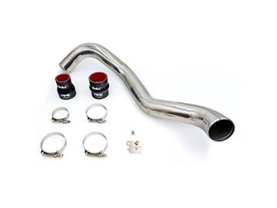 PPE Hot Side Intercooler Charge Pipe; Black (07-10 6.6L Duramax Sierra 3500 HD)