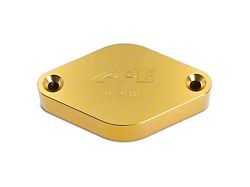 PPE Turbo Resonator Delete Plug; Gold (11-16 6.6L Duramax Sierra 3500 HD)