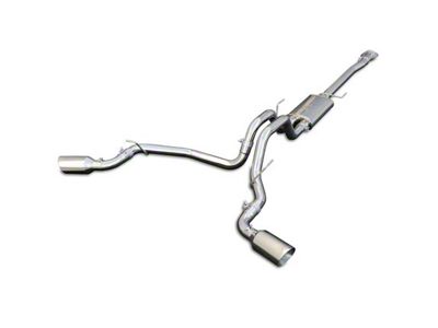PPE Dual Exhaust System with Polished Tubes and Polished Tips; Side Exit (14-18 5.3L Silverado 1500)
