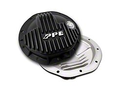 PPE GM 8.50-Inch Heavy-Duty Aluminum Rear Differential Cover; Black (99-13 Silverado 1500)