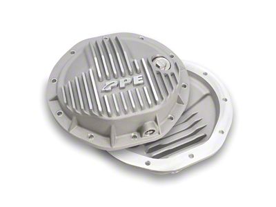 PPE GM 8.50-Inch Heavy-Duty Aluminum Rear Differential Cover; Brushed (99-13 Silverado 1500)