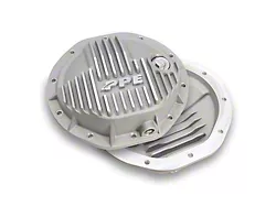 PPE GM 8.50-Inch Heavy-Duty Aluminum Rear Differential Cover; Brushed (99-13 Silverado 1500)