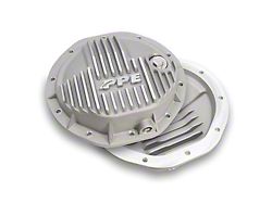 PPE GM 8.50-Inch Heavy-Duty Aluminum Rear Differential Cover; Raw (99-13 Silverado 1500)