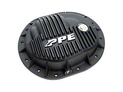 PPE GM 9.76-Inch Heavy-Duty Aluminum Rear Differential Cover; Black (14-25 Silverado 1500)