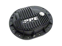 PPE GM 9.76-Inch Heavy-Duty Aluminum Rear Differential Cover; Black (14-24 Silverado 1500)