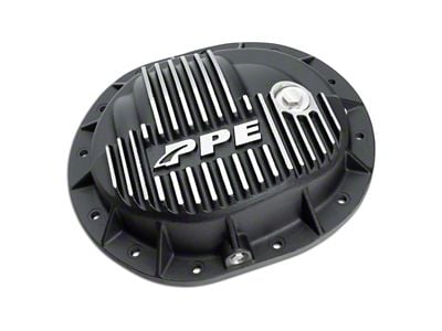PPE GM 9.76-Inch Heavy-Duty Aluminum Rear Differential Cover; Brushed (14-24 Silverado 1500)