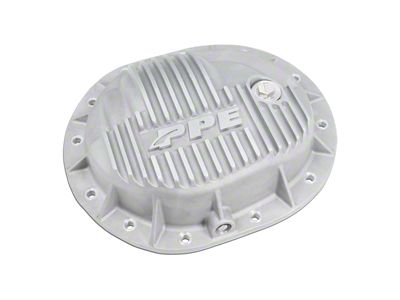 PPE GM 9.76-Inch Heavy-Duty Aluminum Rear Differential Cover; Raw (14-24 Silverado 1500)