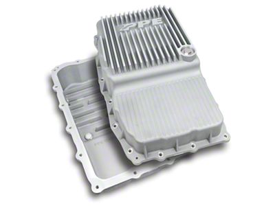 PPE Heavy-Duty Deep Aluminum Transmission Pan; Raw (19-25 Silverado 1500 w/ 10L80 Transmission)
