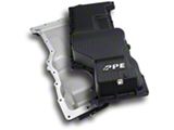 PPE Heavy-Duty Deep Cast Aluminum Engine Oil Pan; Black (20-26 3.0L Duramax Silverado 1500)