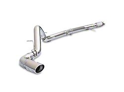 PPE Single Exhaust System with Polished Tubes and Polished Tip; Side Exit (20-22 3.0L Duramax Silverado 1500)