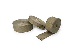 PPE Titanium Exhaust Wrap; 50-Foot x 2-Inch (Universal; Some Adaptation May Be Required)
