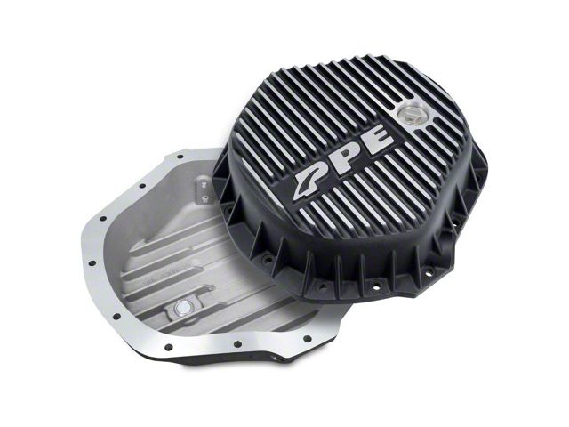 PPE Heavy-Duty Aluminum Rear Differential Cover; Brushed (07-19 Silverado 2500 HD)