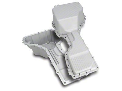 PPE Heavy-Duty Deep-Capacity Cast Aluminum Engine Oil Pan; Raw (20-25 6.6L Duramax Silverado 2500 HD)