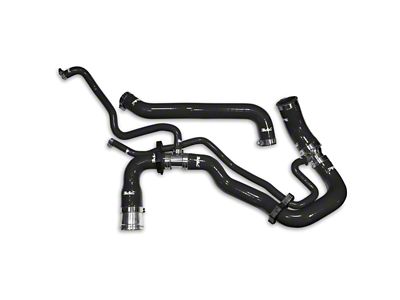 PPE Performance Silicone Upper and Lower Coolant Hose Kit; Black (11-16 6.6L Duramax Silverado 2500 HD)
