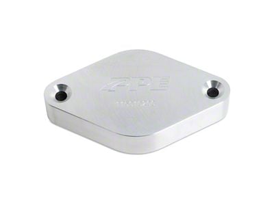 PPE Turbo Resonator Delete Plug; Raw (11-16 6.6L Duramax Silverado 2500 HD)