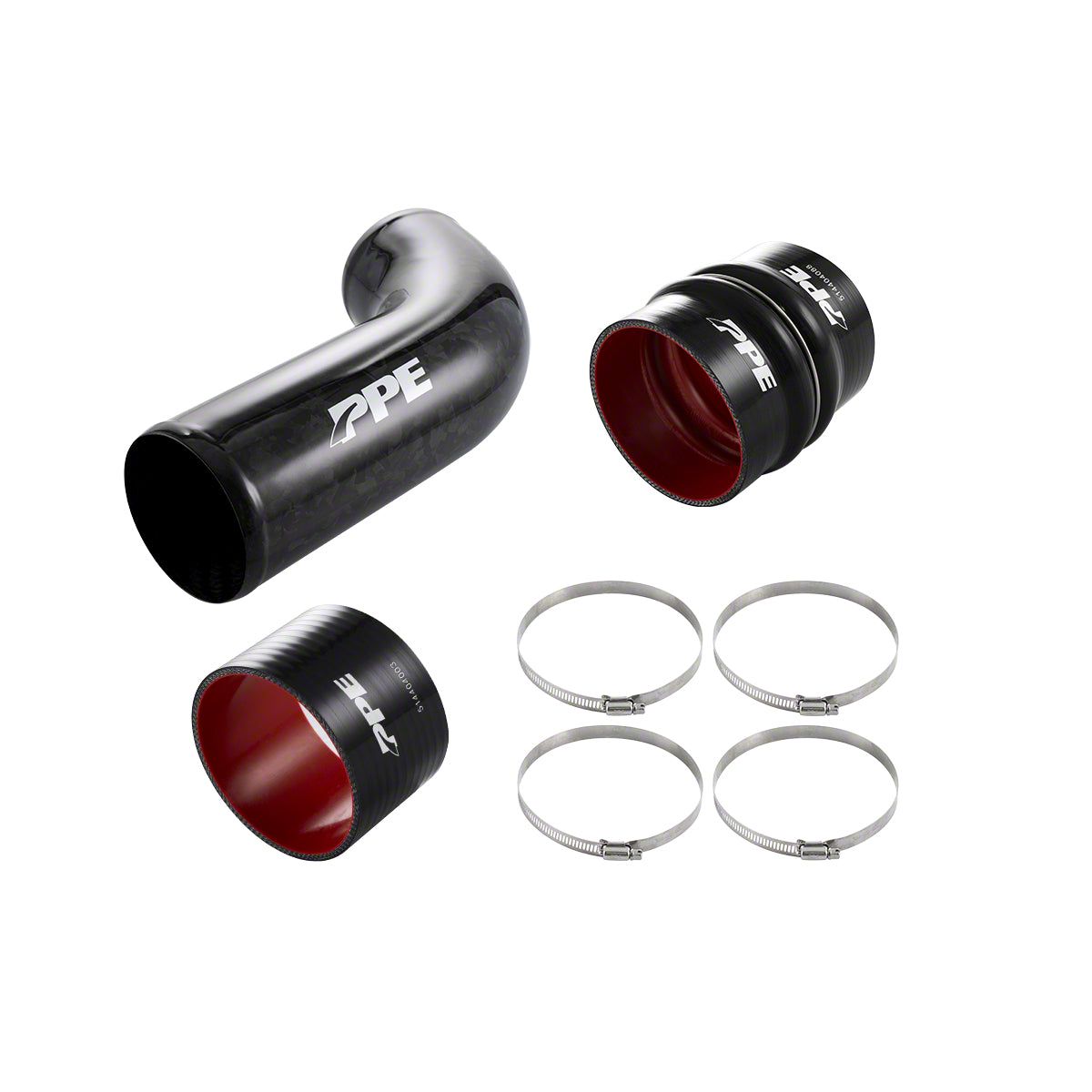 PPE Carbon Fiber Turbo Inlet Upgrade Kit For 04.5-05 GMC/Chevy 6.6L LLY Duramax - 115010060
