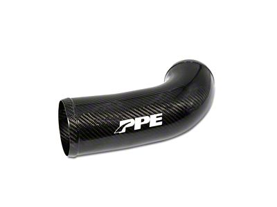 PPE Zilla Turbo Inlet Upgrade Kit; Twill Weaved Carbon Fiber (20-25 6.6L Duramax Silverado 2500 HD)