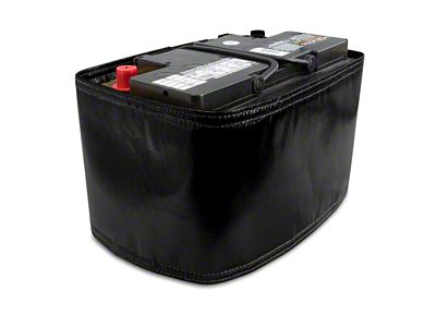 PPE Battery Heat Shield; Black (07.5-24 6.6L Duramax Silverado 3500 HD)