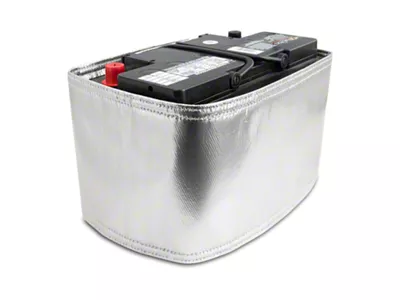 PPE Battery Heat Shield; Silver (07.5-25 6.6L Duramax Silverado 3500 HD)