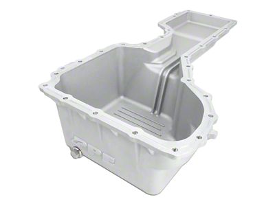 PPE Heavy-Duty Deep-Capacity Cast Aluminum Engine Oil Pan; Raw (17-19 6.6L Duramax Silverado 3500 HD)