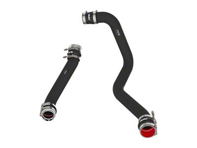 PPE Intercooler Charge Pipe Kit; Black (20-26 6.6L Duramax Silverado 3500 HD)