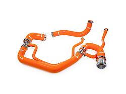 PPE Performance Silicone Upper and Lower Coolant Hose Kit; Orange (06-10 6.6L Duramax Silverado 3500 HD)