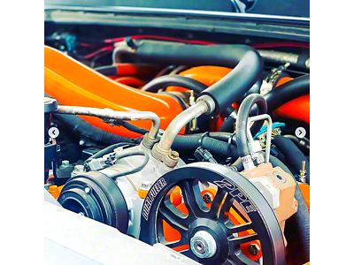 PPE Upper and Lower Coolant Hose Kit; Red (07-10 6.6L Duramax Silverado 3500 HD)