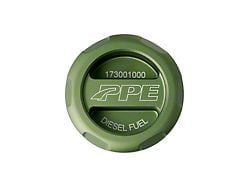 PPE Diesel Fuel Cap; Green (21-26 3.0L Duramax Yukon)